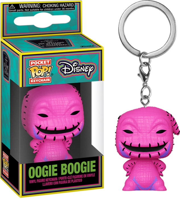 Funko Pocket POP Keychain Disney Nightmare Oogie Boogie Blacklight
